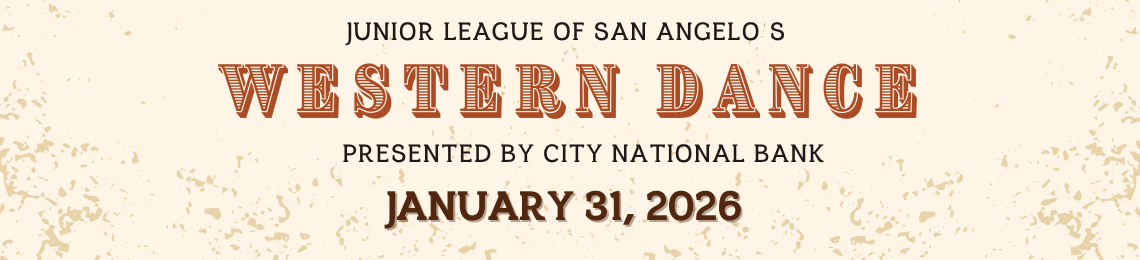 Junior League of San Angelo's Western Dance presented by City National Bank - January 31, 2026